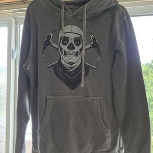 Kids' Black Graphic Hoodie